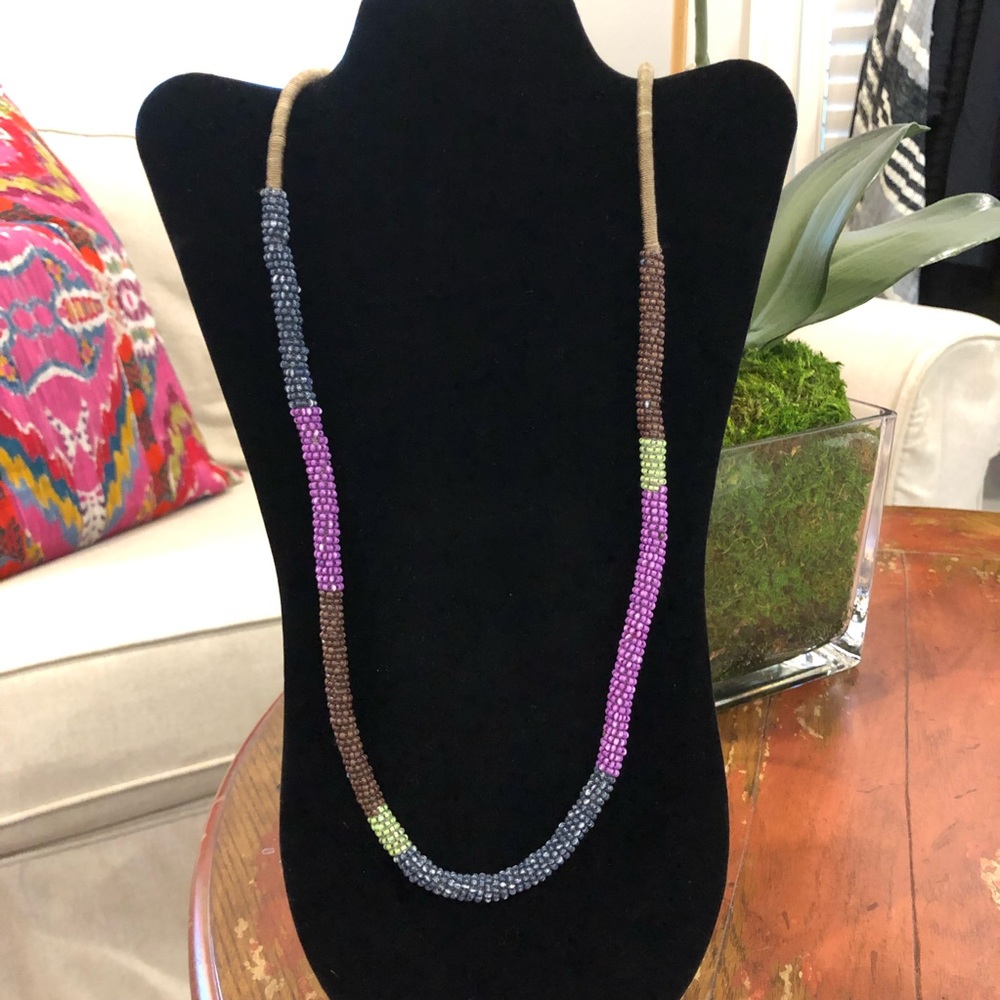 Boho chic necklace. Aprox. 22-24” long.